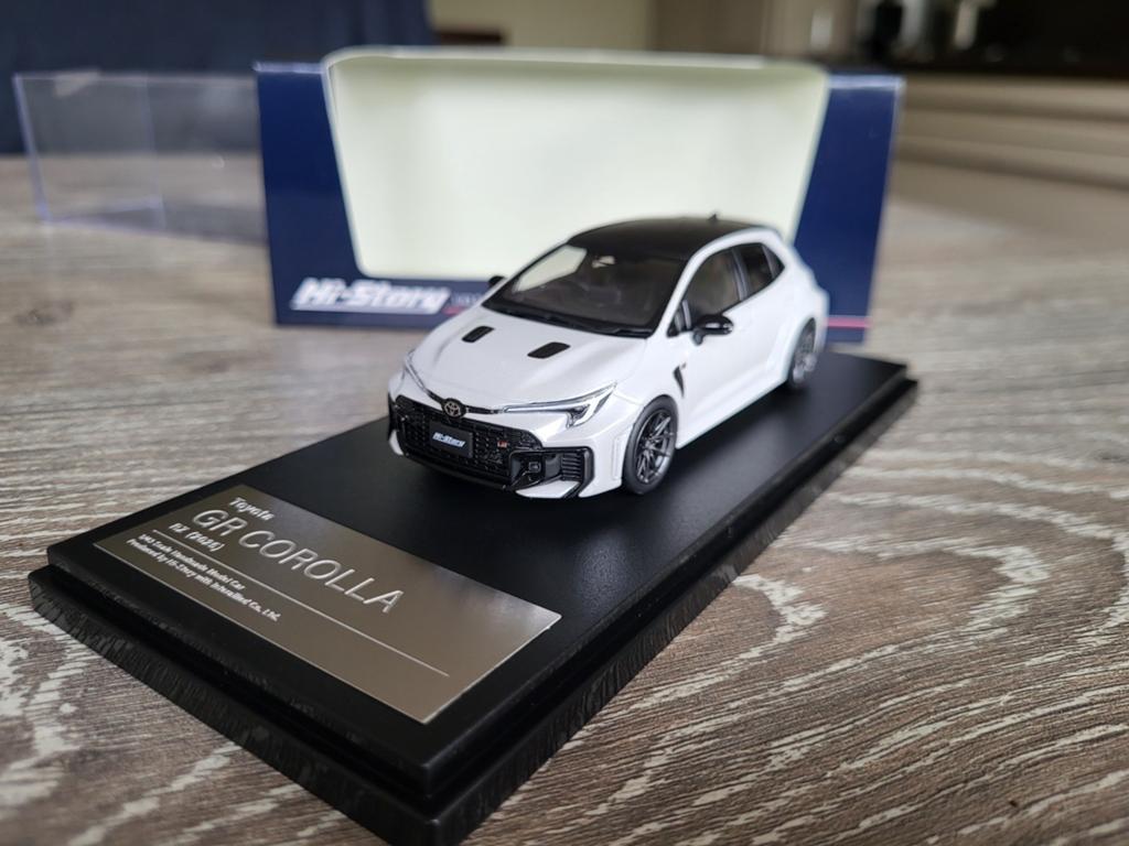 Toyota Corolla GR schaal 1:43 History, Ophalen of Verzenden, Zo goed als nieuw, Auto, Overige merken