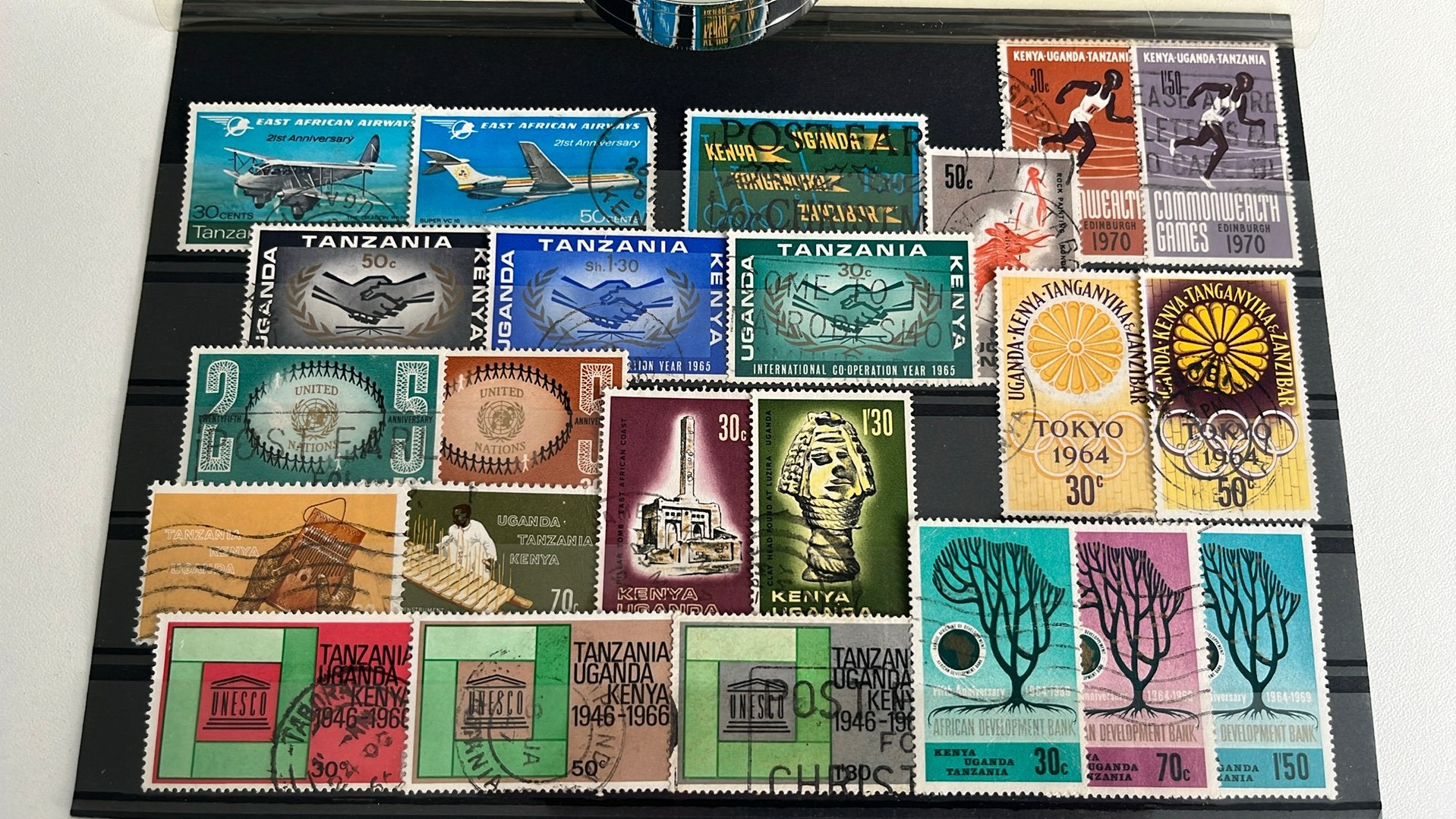 Tanzania, Uganda en Kenia jaren 60, Postzegels en Munten, Ophalen of Verzenden, Buitenland