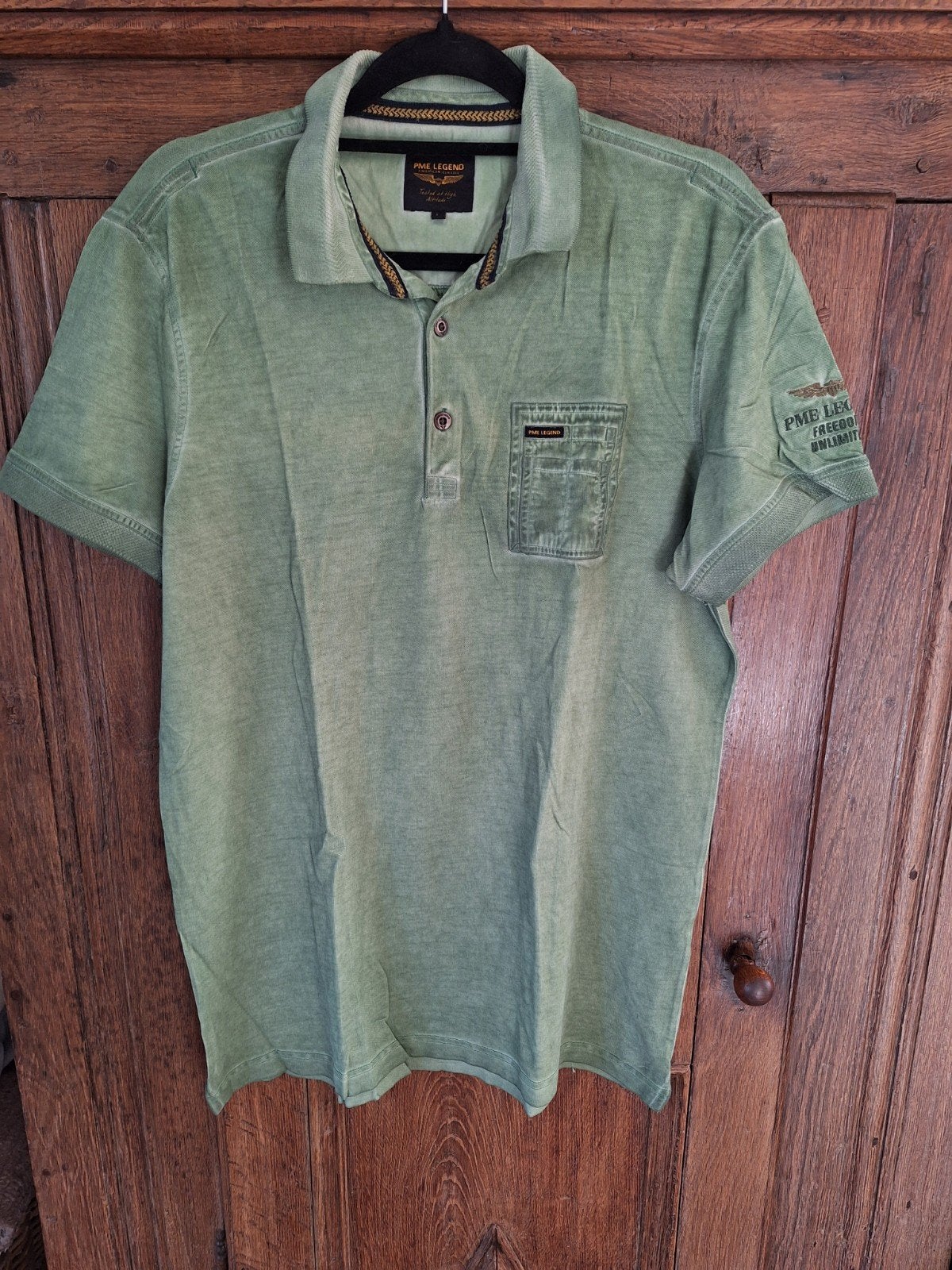 Zgan, stoere polo PME, L, Maat 52/54 (L), Ophalen of Verzenden, Zo goed als nieuw, PME Legend