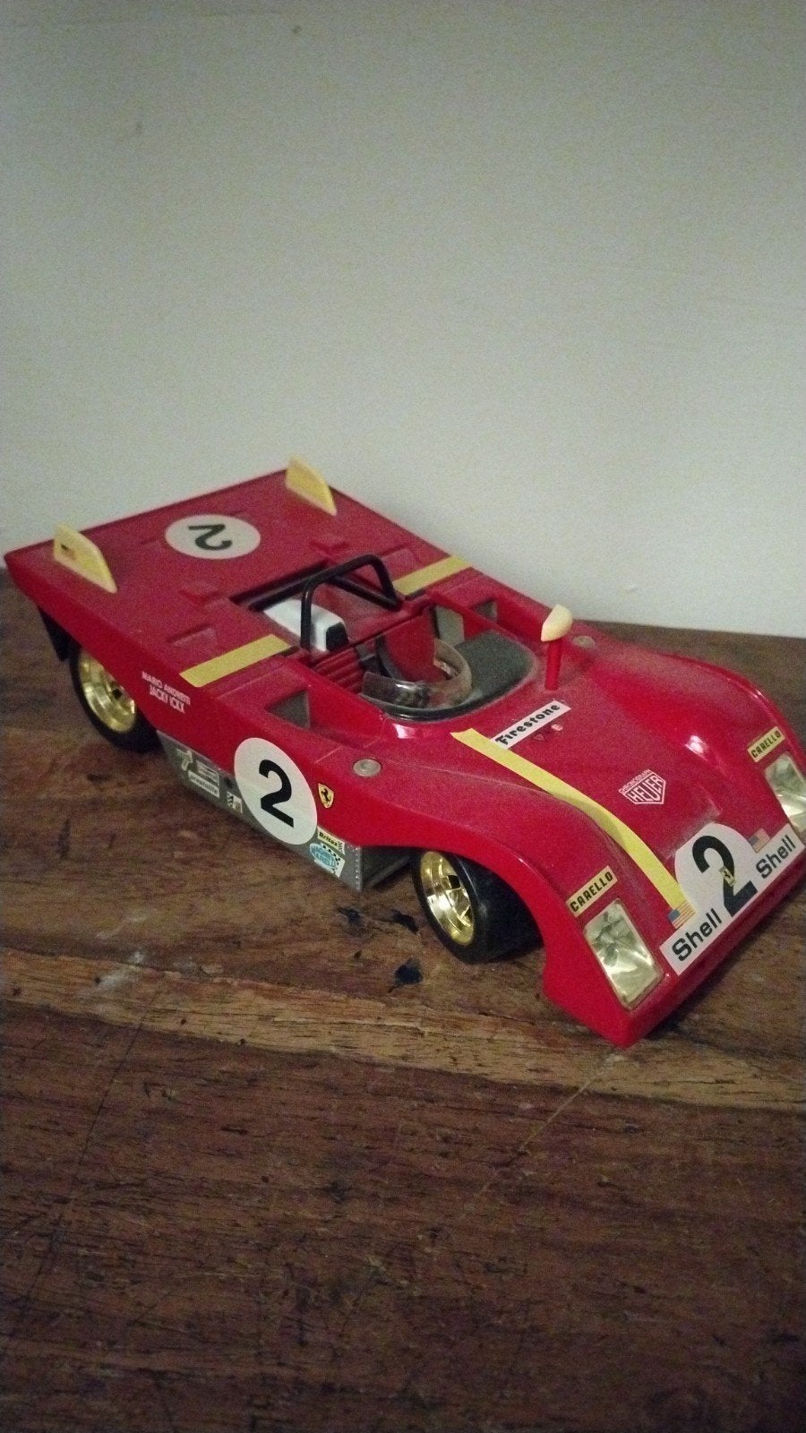 Ferrari 1972 312PB Schaalmodel - Mario Andretti Jacky Ickx, Ophalen of Verzenden, Gebruikt, Auto