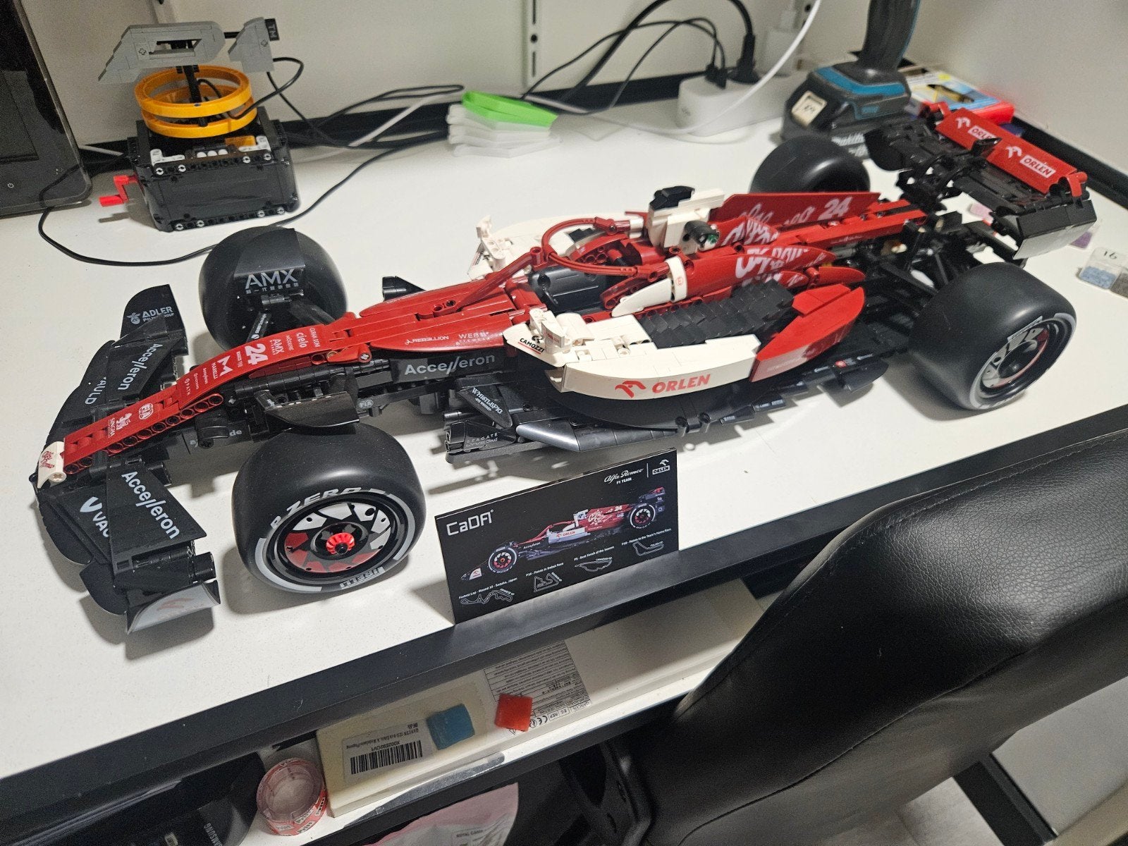 LEGO Technic en CaDA F1 Raceauto's (4 stuks)
