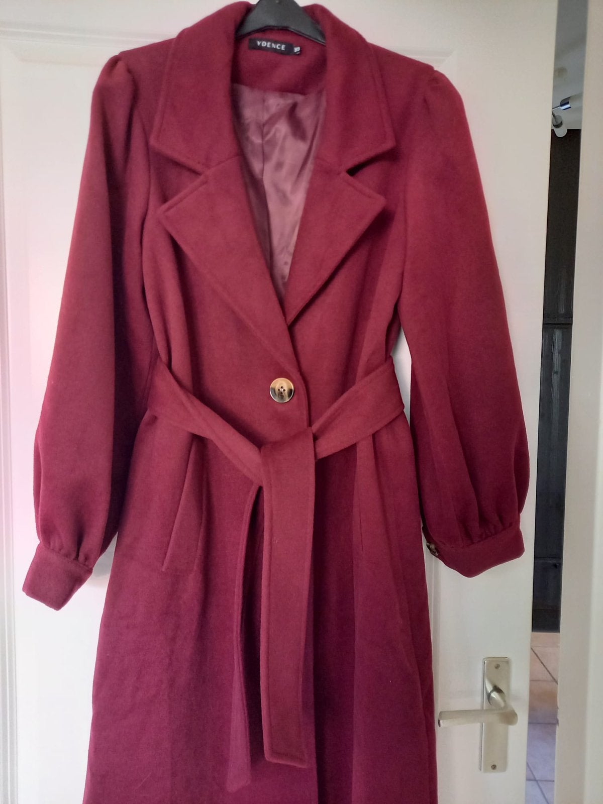 Nieuw prachtige Bordeaux rode winterjas maat Xs valt als s, Ophalen of Verzenden, Nieuw, Maat 36 (S), Rood