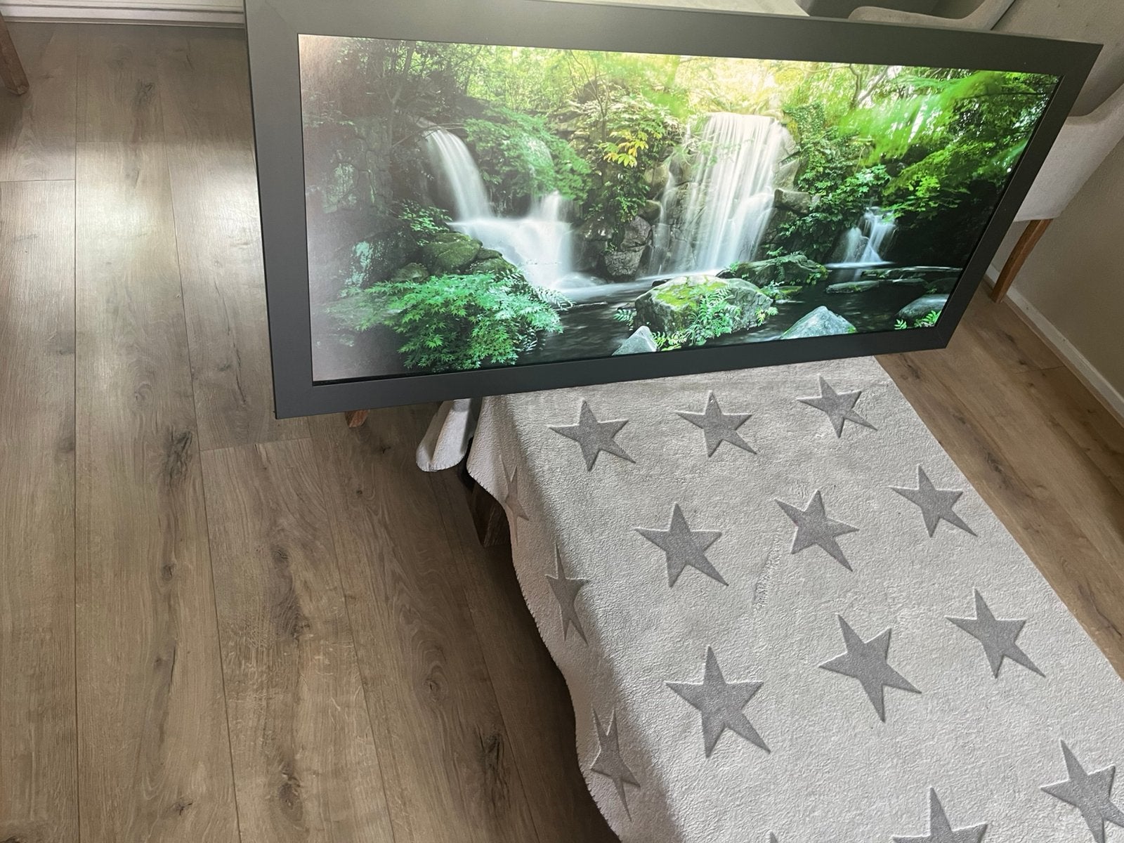 Schilderij waterval, Ophalen, Zo goed als nieuw