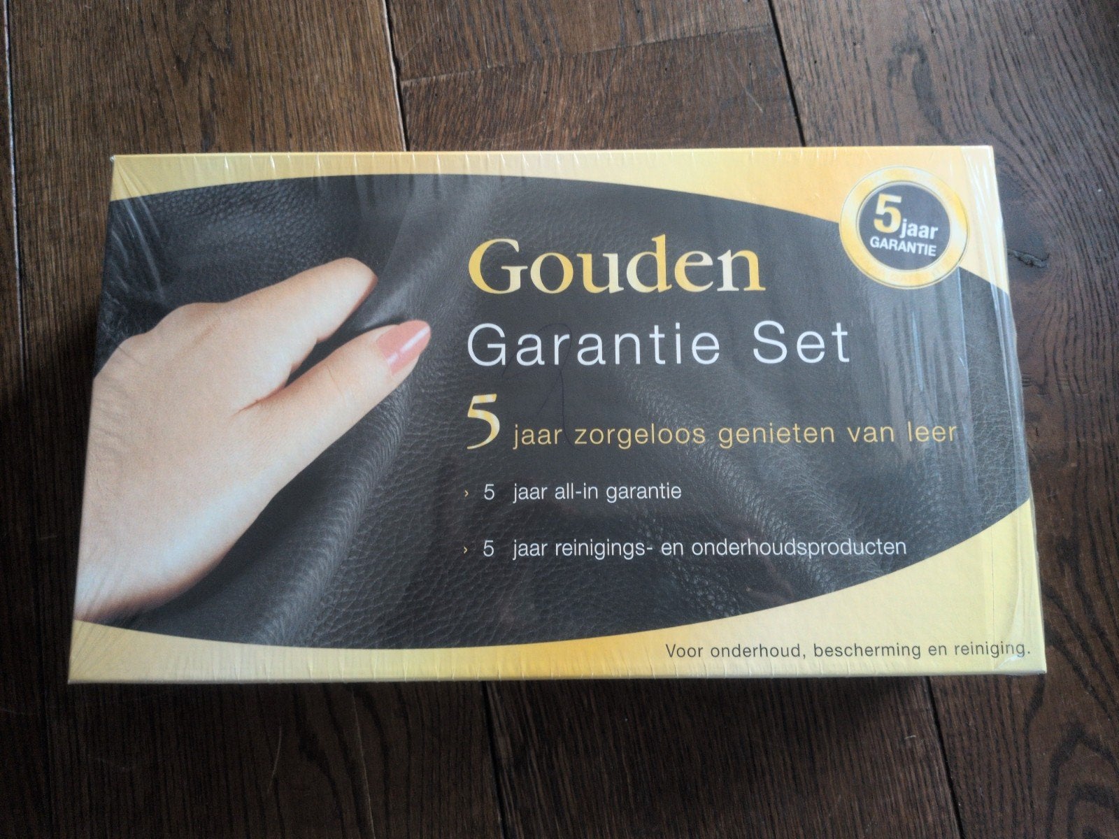 Gouden Garantie Set 5 jaar leer onderhoud en bescherming, Huis en Inrichting, Woonaccessoires | Overige, Ophalen, Meerkleurig