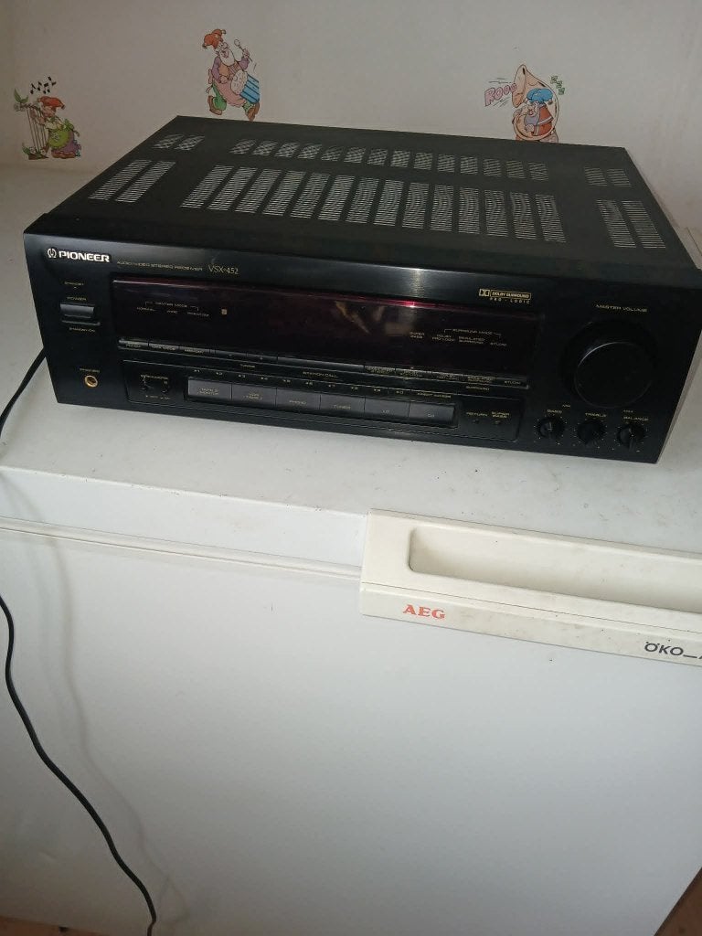 pioneer vsx 452 tuner/versterker receiver, Ophalen of Verzenden, Gebruikt, 120 watt of meer, Pioneer