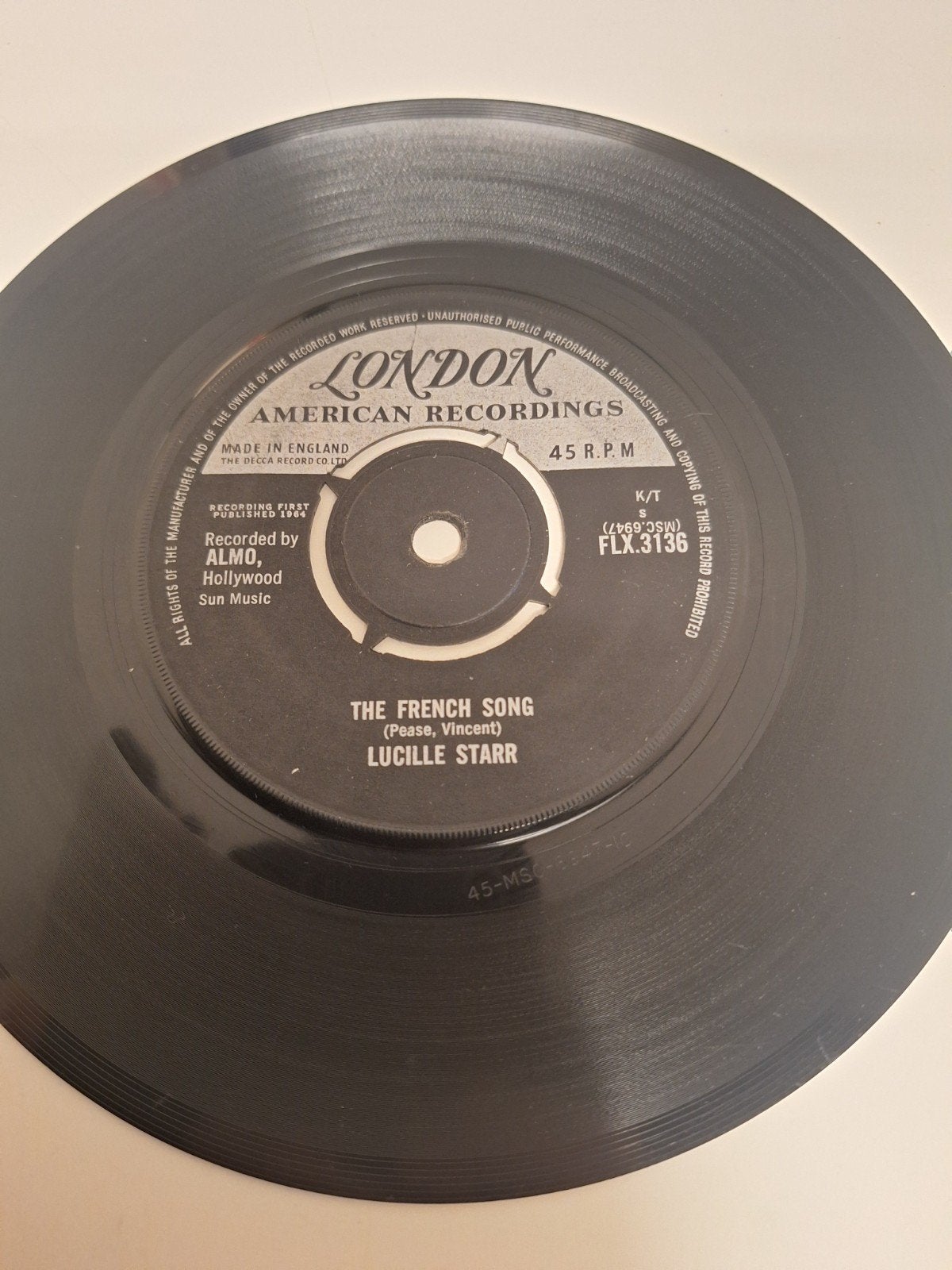 Lucille Starr - The French Song, 1964., Verzenden, 7 inch, Pop