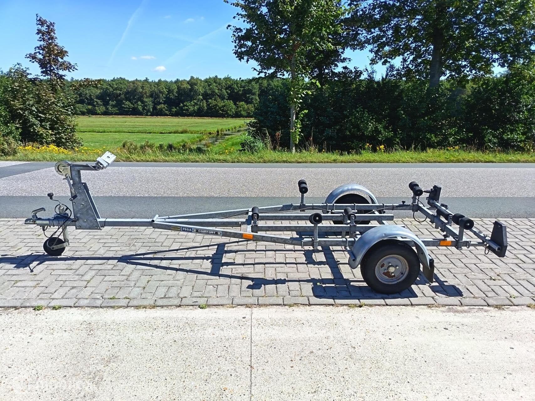 Pega Comfort Boottrailer 525 kg kantelbaar tot 4,50 meter, Watersport en Boten, Gebruikt, Overige typen, Pega, Pega
