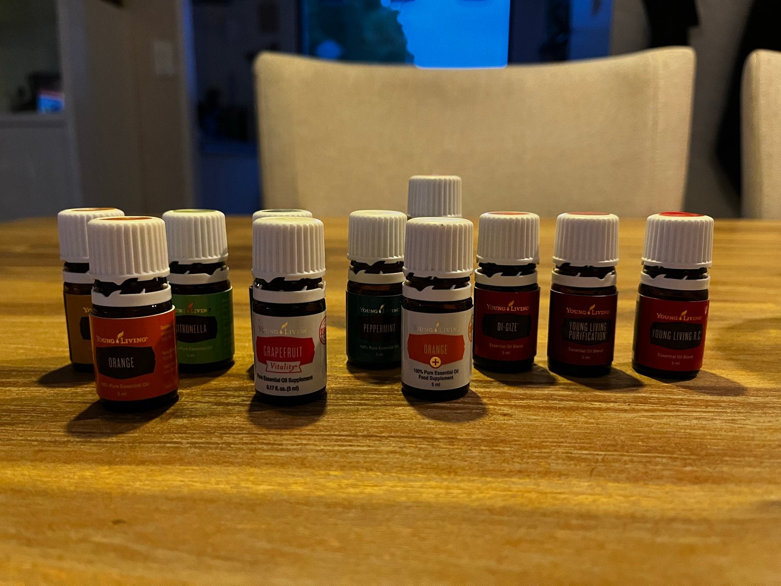 Young Living essentiële oliën - Diverse geuren, Ophalen of Verzenden, Gebruikt, Overige typen