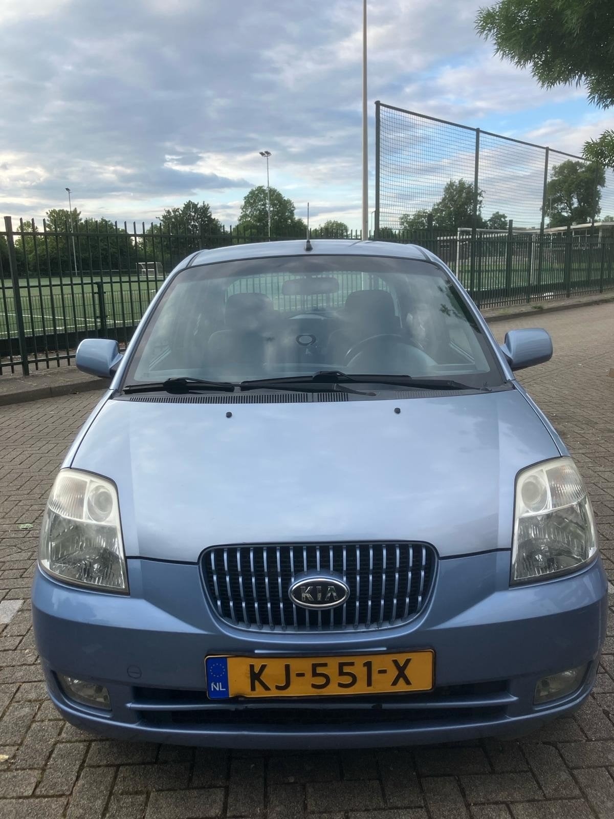 Kia Picanto 1.1 48KW 2007 Blauw + airco, Auto's, 4 cilinders, Handgeschakeld, 19 km/l, Particulier