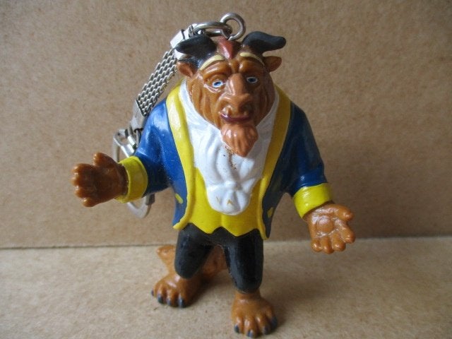 adv10077 belle en het beest sleutelhanger 2, Ophalen, Assepoester of Belle, Gebruikt, Overige typen