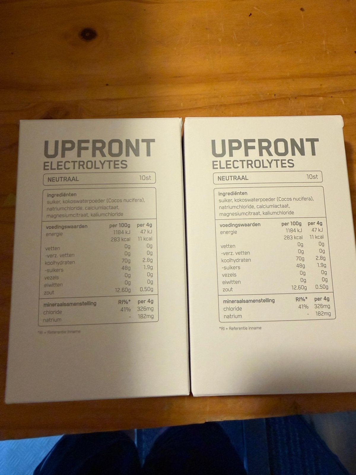 UPFRONT Elektrolyten Neutraal - 2x10 stuks Nieuw, Ophalen of Verzenden, Nieuw, Poeder of Drank