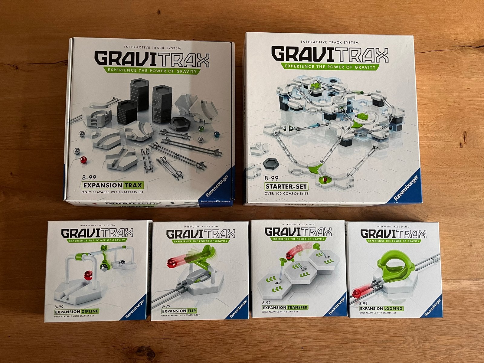 GraviTrax Starter Set en diverse uitbreidingen, Ophalen of Verzenden, Zo goed als nieuw, Bouwen