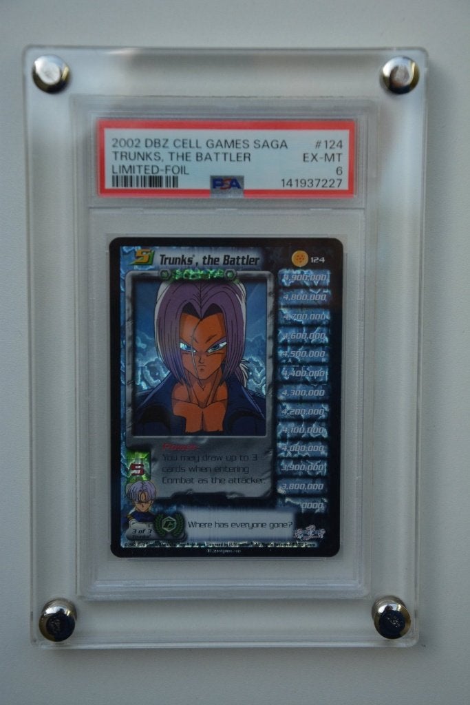 Dragonball Z Score Trunks the Battler LV5 Ultra Rare PSA 6, Hobby en Vrije tijd, Verzamelkaartspellen | Overige, Ophalen of Verzenden