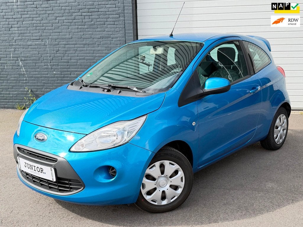 Ford Ka 1.2 Cool & Sound AIRCO/VOLONDERHOUD/AUX/NAP, Voorwielaandrijving, Euro 5, Stof, Gebruikt
