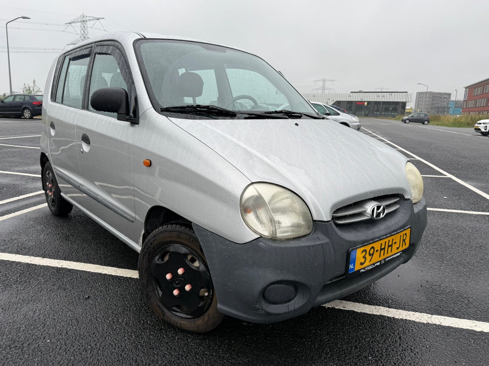 Hyundai Atos 1.0 AUTOMAAT/AIRCO(IJSKOUD)/LAGE KMSTAND, Stof, 4 cilinders, 833 kg, Atos