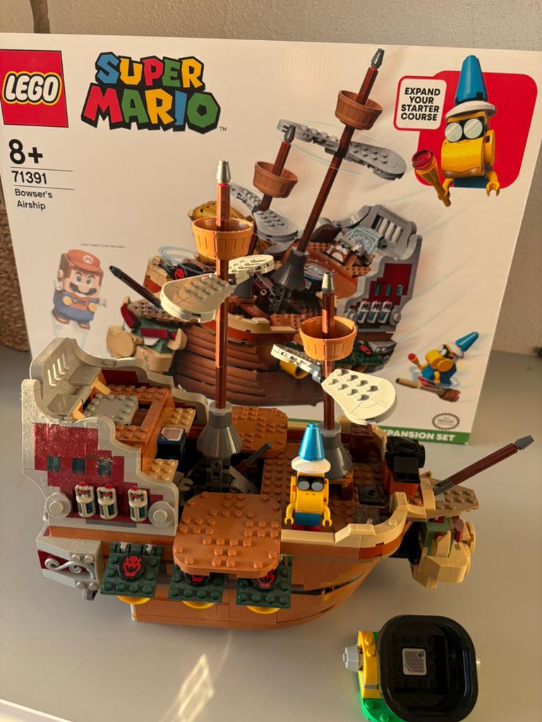 LEGO Super Mario 71391 Bowser's Luchtschip Uitbreidingsset, Ophalen, Zo goed als nieuw, Overige merken