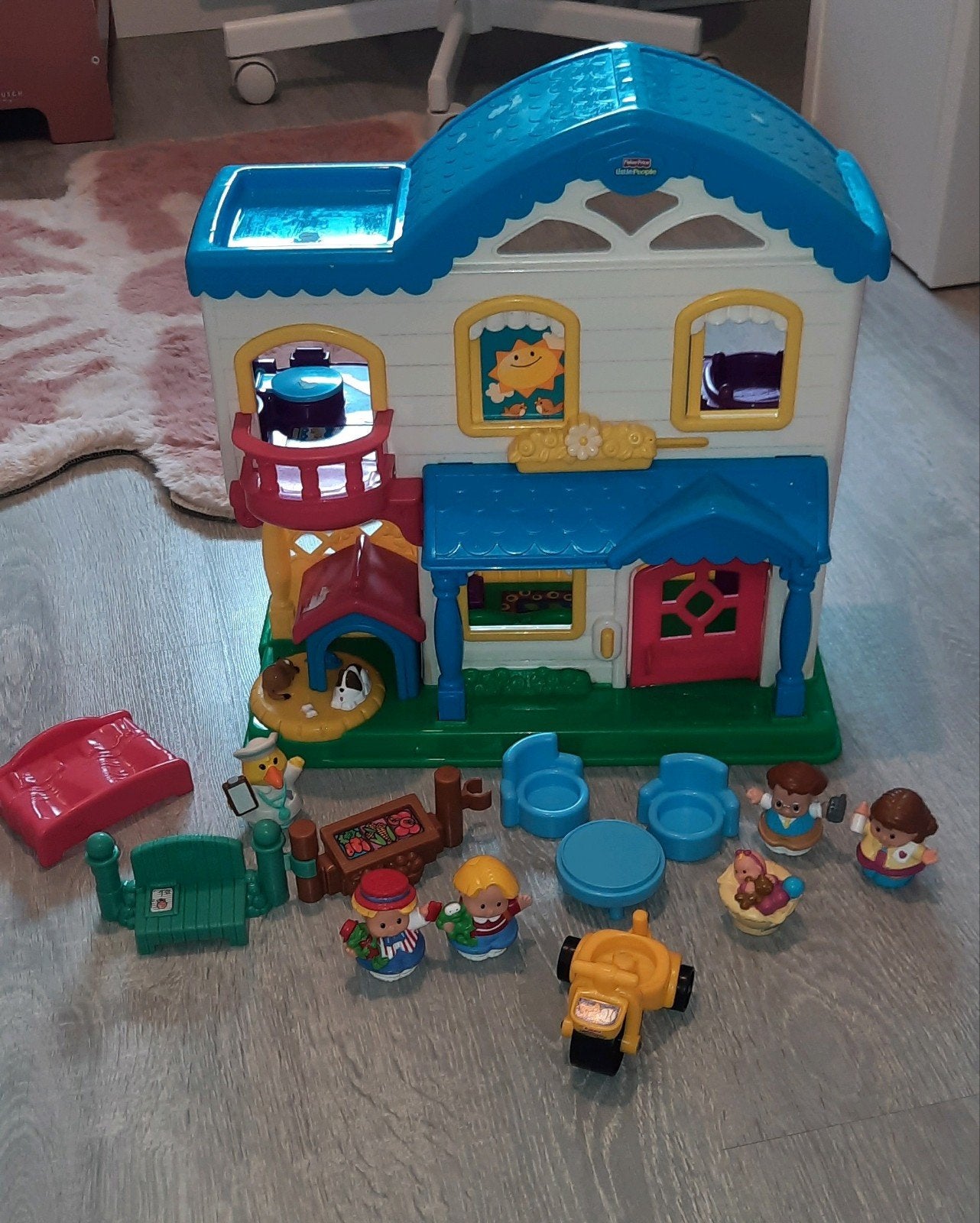 Superleuk Fisher Price Little People huis., Ophalen, Gebruikt, Speelset