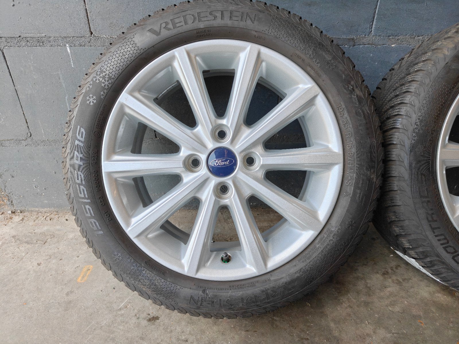 16" Originele Ford B-Max Transit Courier Winterset TPMS, Gebruikt, Klanten@ford.com, Banden en Velgen, 1181VX