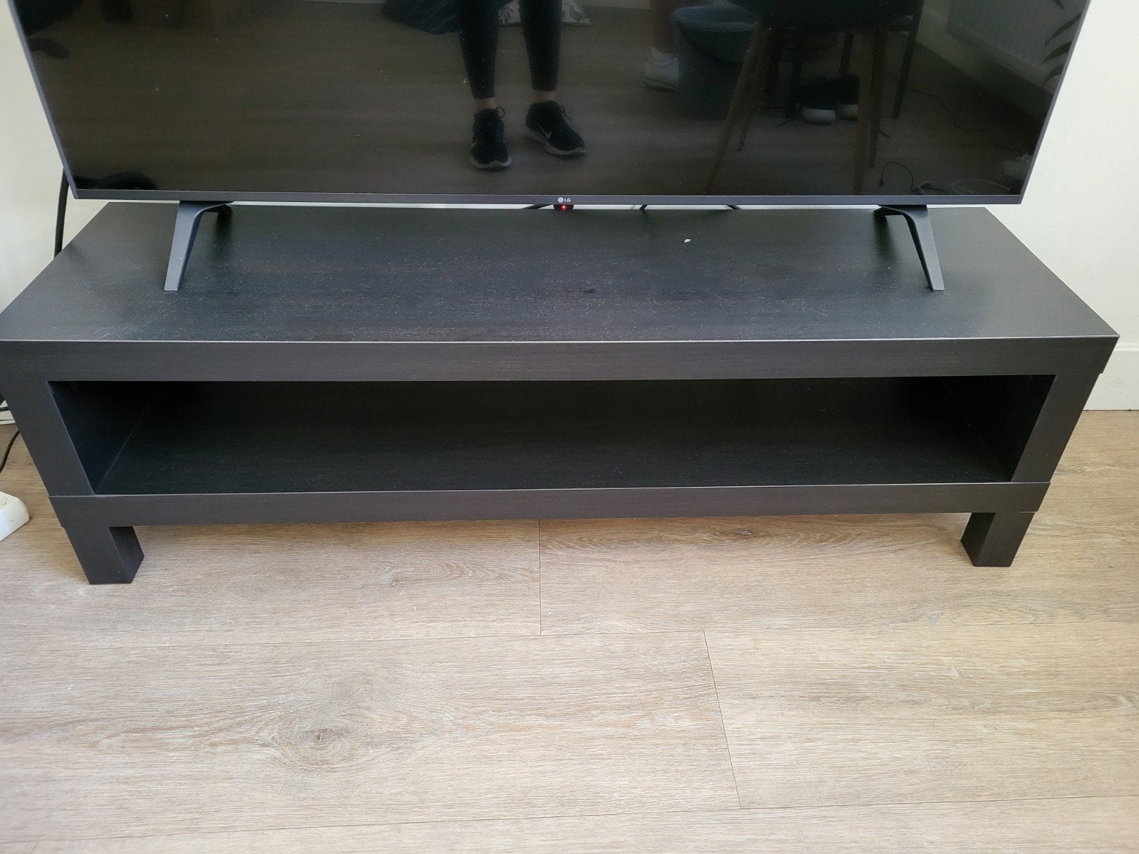 IKEA LACK TV-meubel, Ophalen, Gebruikt, 100 tot 150 cm, Minder dan 100 cm