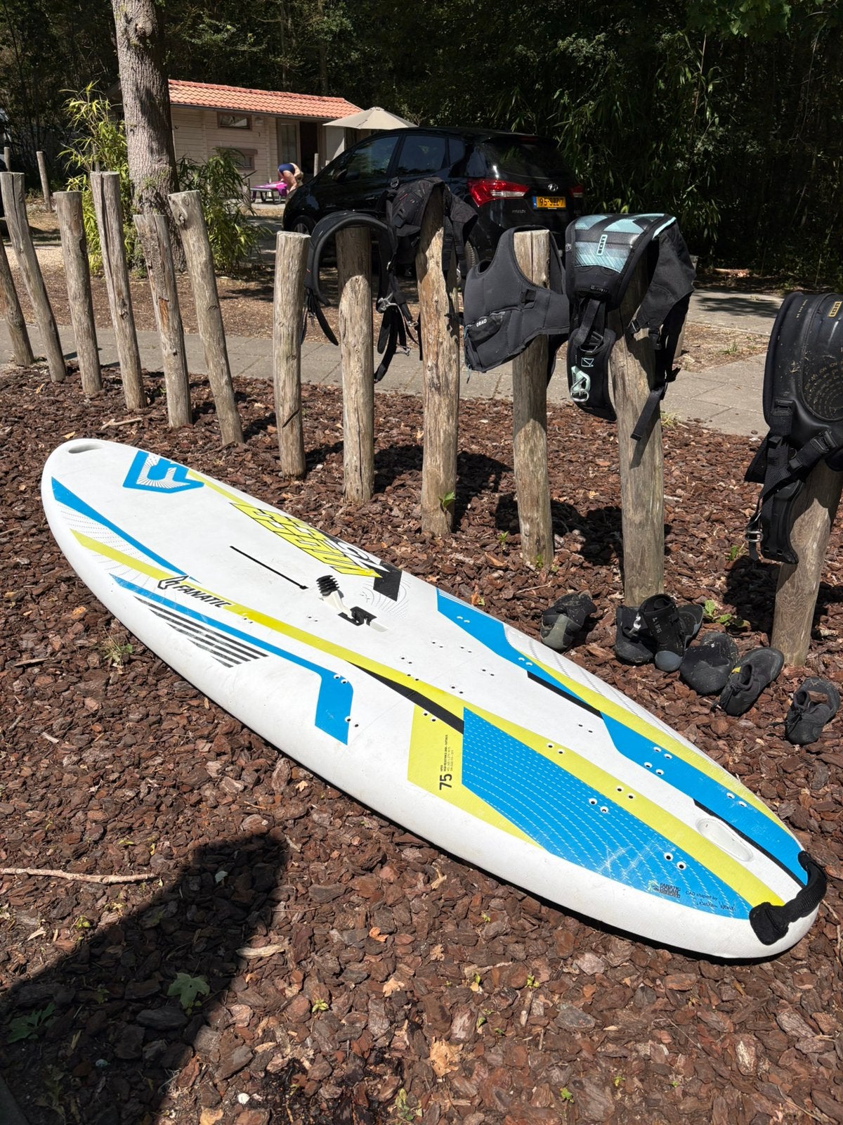 Fanatic Viper 75 windsurfboard, Ophalen, 250 tot 300 cm, Minder dan 3.5 m², Fanatic