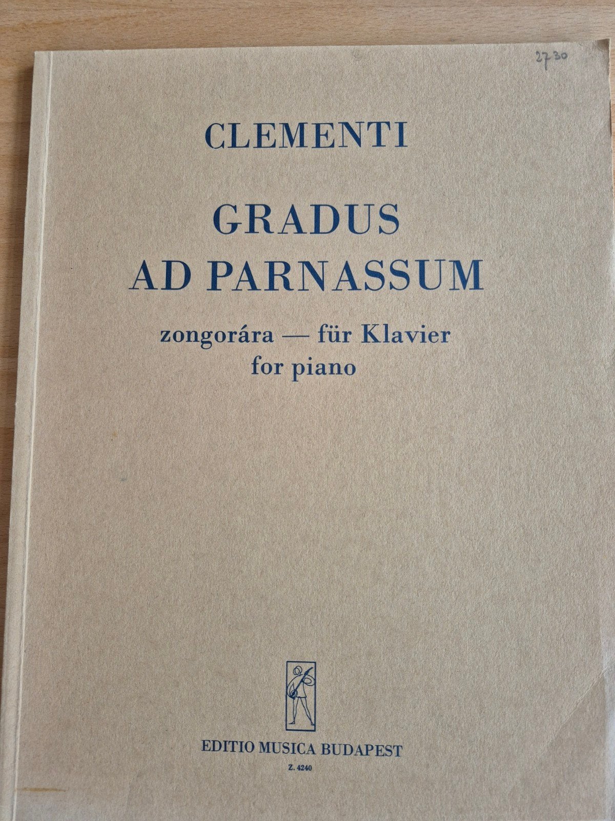 Clementi - Gradus ad Parnassum - Pianomuziek, Klassiek, Les of Cursus, Ophalen of Verzenden, Zo goed als nieuw
