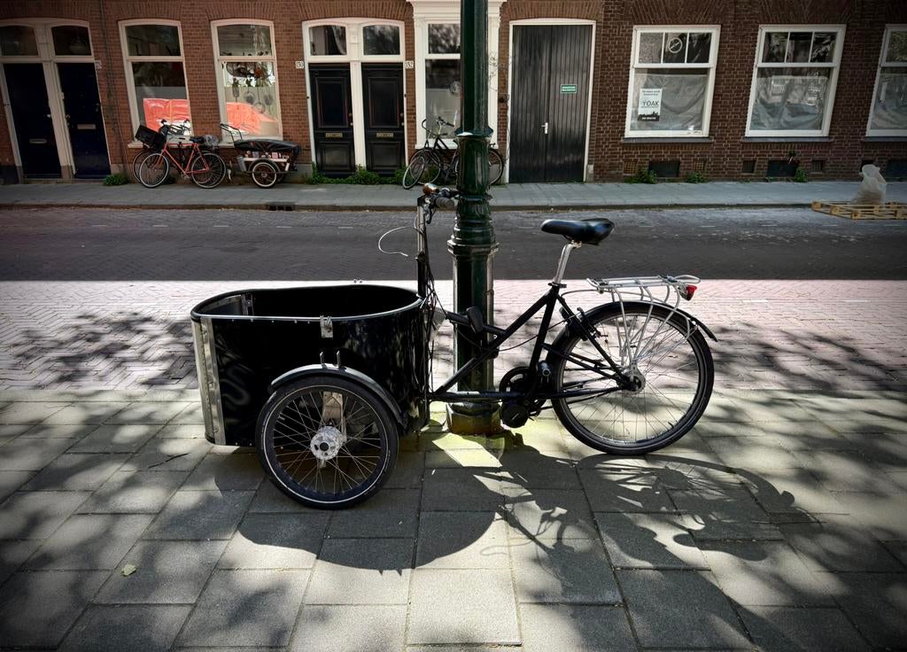 Nihola Elektrische Bakfiets - ZGAN - Zie Omschrijving, Fietsen en Brommers, Elektrisch, Zo goed als nieuw, 2 kinderen, Schijfrem