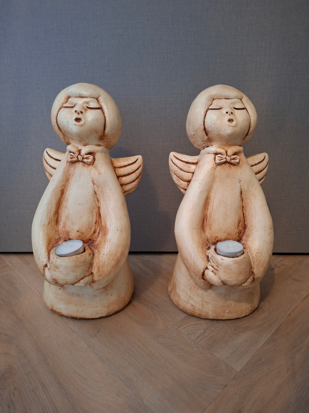 Betonnen engelen 3D te koop (2 stuks), Verzamelen, Ophalen, Zo goed als nieuw, Overige typen