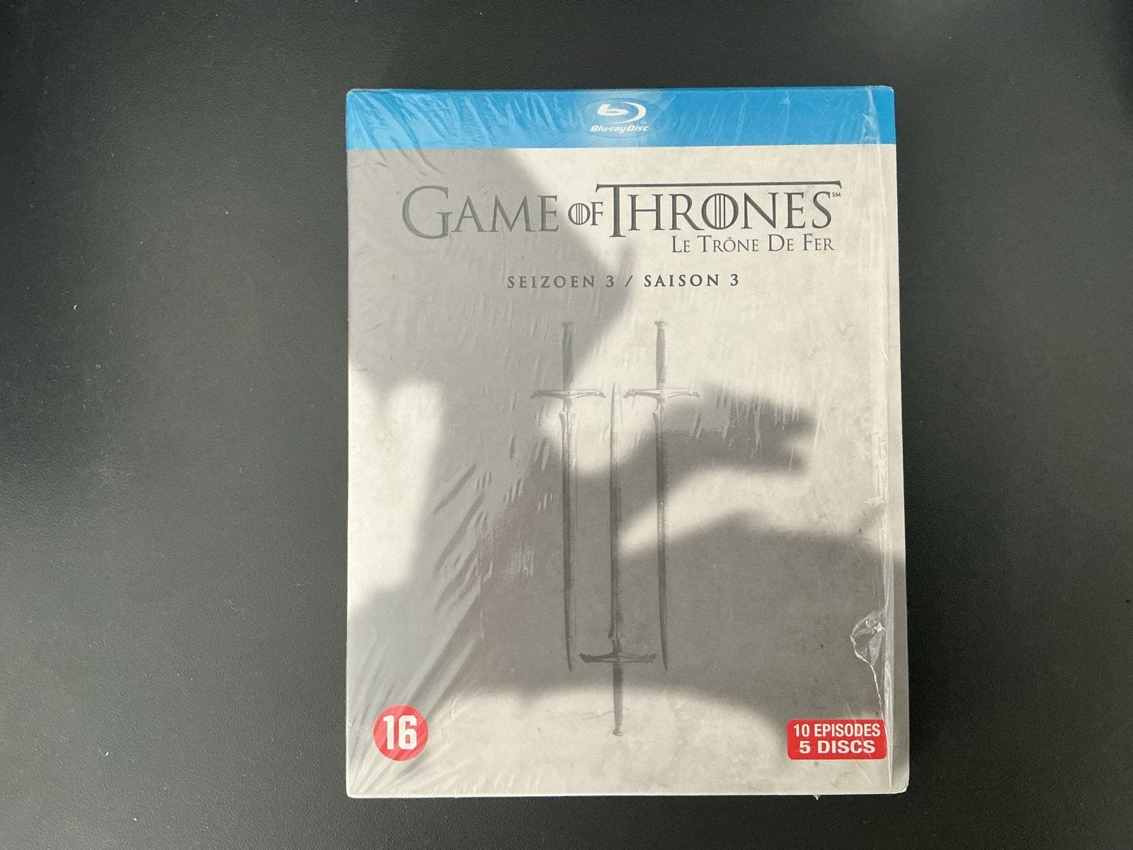 Game of Thrones - Seizoen 3 Blu-ray (Zo goed als nieuw), Engels, Vanaf 16 jaar, Nederlands, Science Fiction en Fantasy