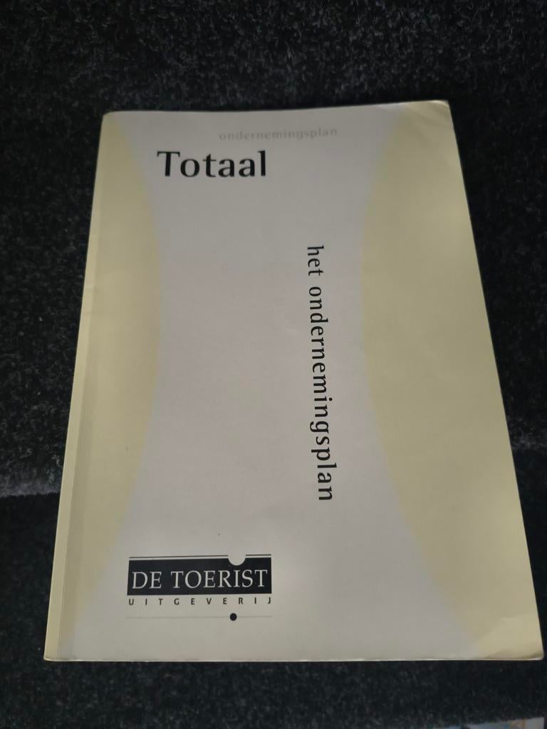 Ondernemingsplan, Ophalen of Verzenden, Zo goed als nieuw