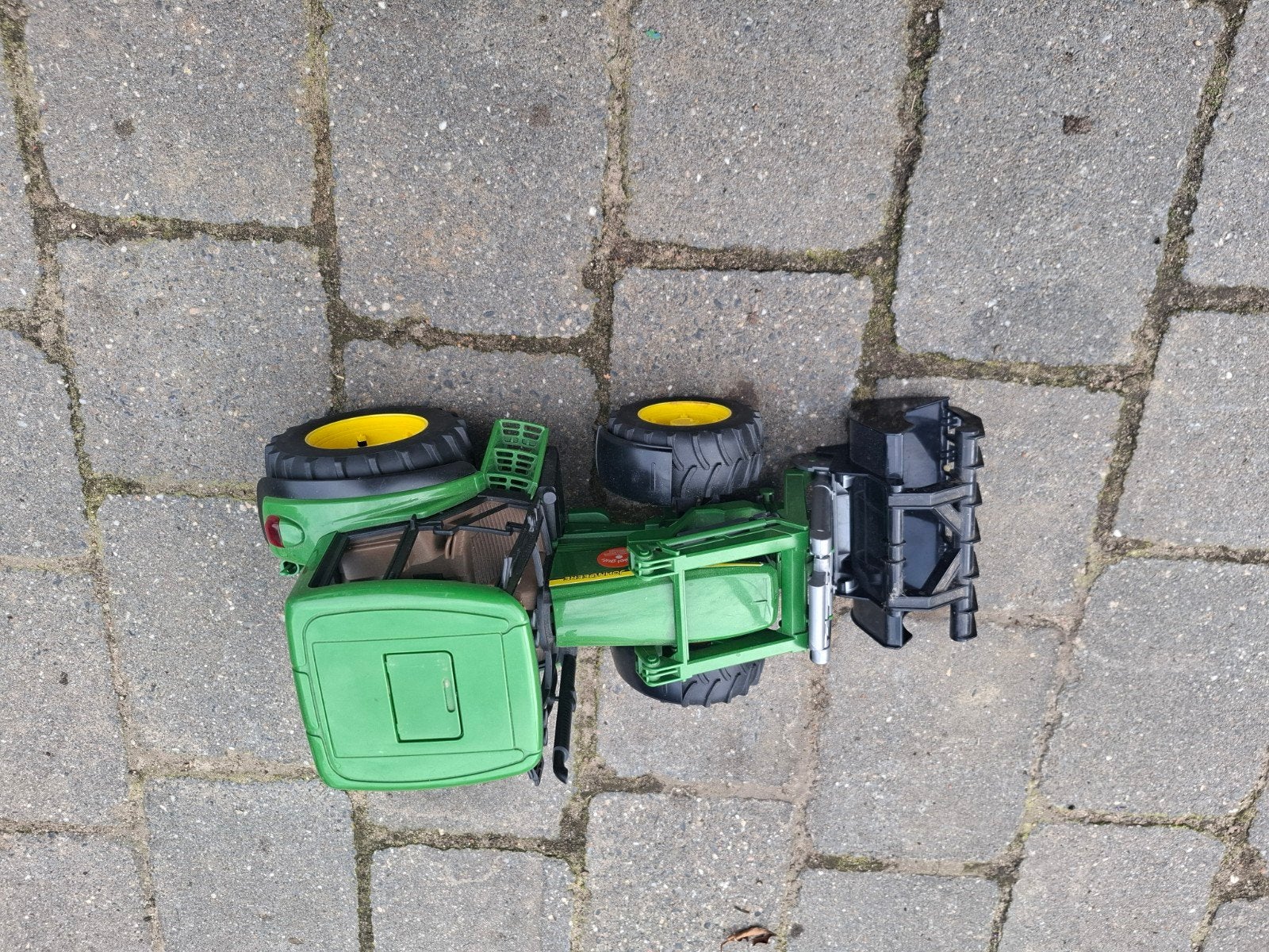 Bruder John Deere Tractor met Voorlader - Nette Staat, Ophalen of Verzenden, Gebruikt