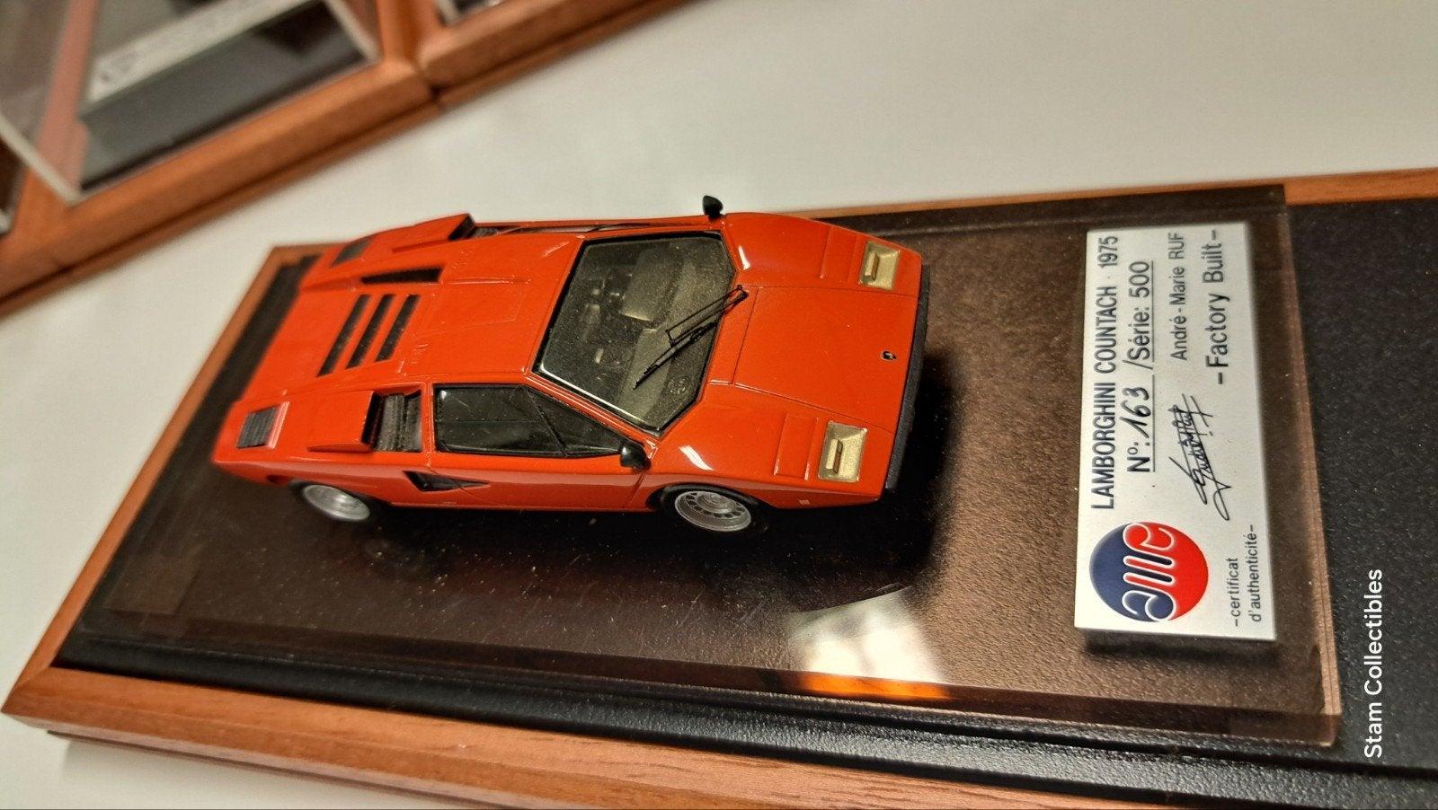 AMR Lamborghini Countach Factory Built Red 163of500 - 1975, Overige merken, Auto, Ophalen of Verzenden, Zo goed als nieuw