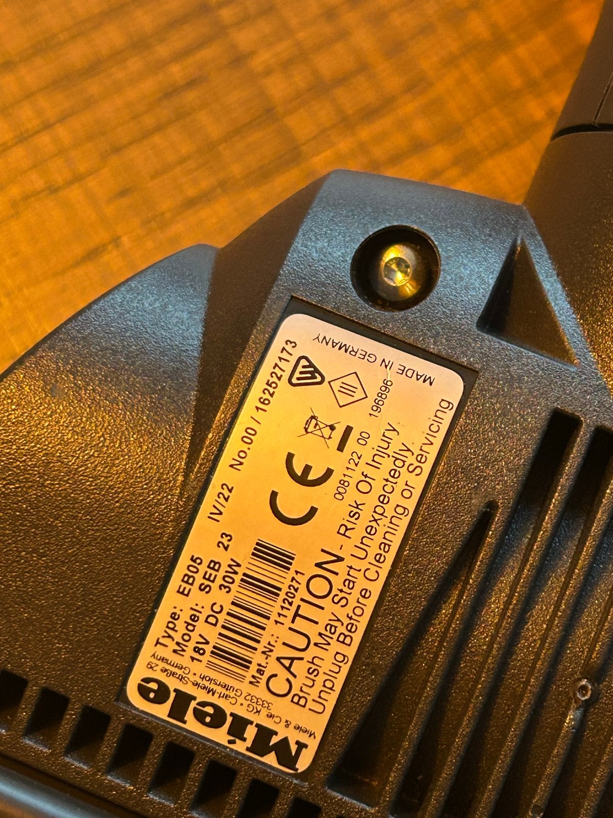 Miele Stofzuigermond Type EB05 Model SEB 23, Ophalen of Verzenden, Zo goed als nieuw, Miele