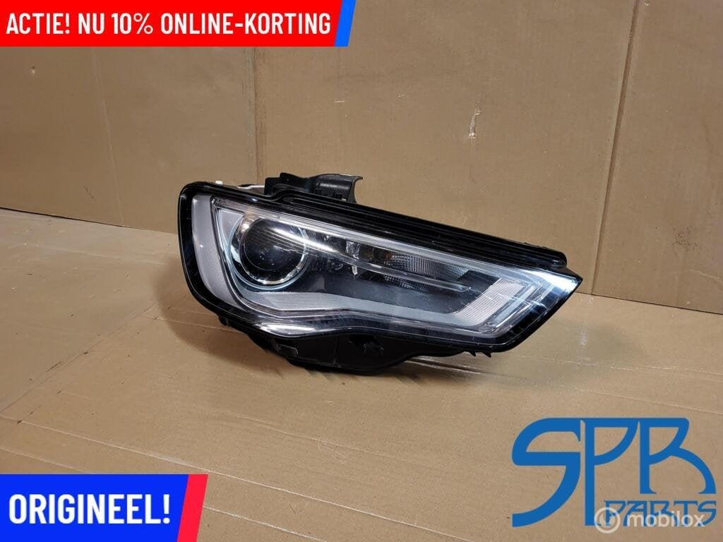 AUDI A3 8V BI-XENON LED KOPLAMP RECHTS 2012-2016 RECHTER D3S, Gebruikt, AUDI, Audi, Ophalen of Verzenden