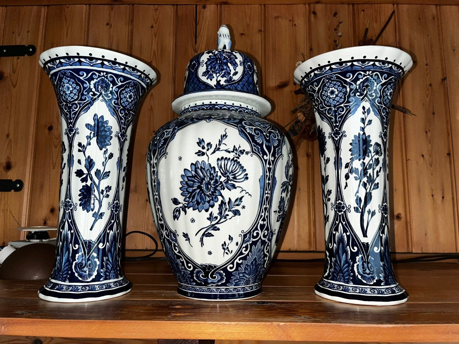 Delftsblauw setje, Ophalen