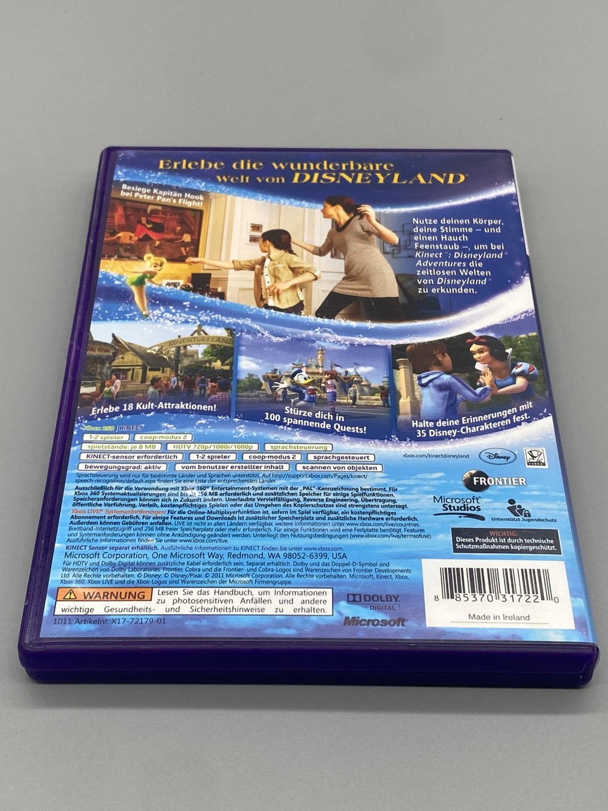 Kinect Disneyland Adventures – Xbox 360, Avontuur en Actie, Gekoppelde computers, 2 spelers, Ophalen of Verzenden