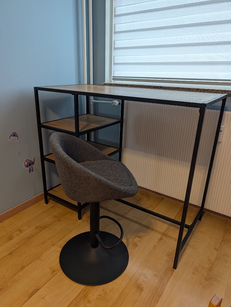 Bartafel en stoel, Ophalen, 100 tot 150 cm, 50 tot 100 cm, Zo goed als nieuw