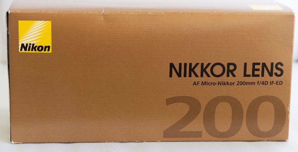 Nikon AF Micro-Nikkor 200mm f/4D IF-ED objectief, Statiefgondel, Nikon, Ophalen of Verzenden, Zo goed als nieuw