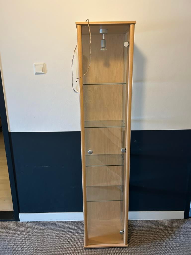 Vitrinekast, Huis en Inrichting, Kasten | Vitrinekasten, Ophalen, Minder dan 50 cm, Gebruikt, 200 cm of meer