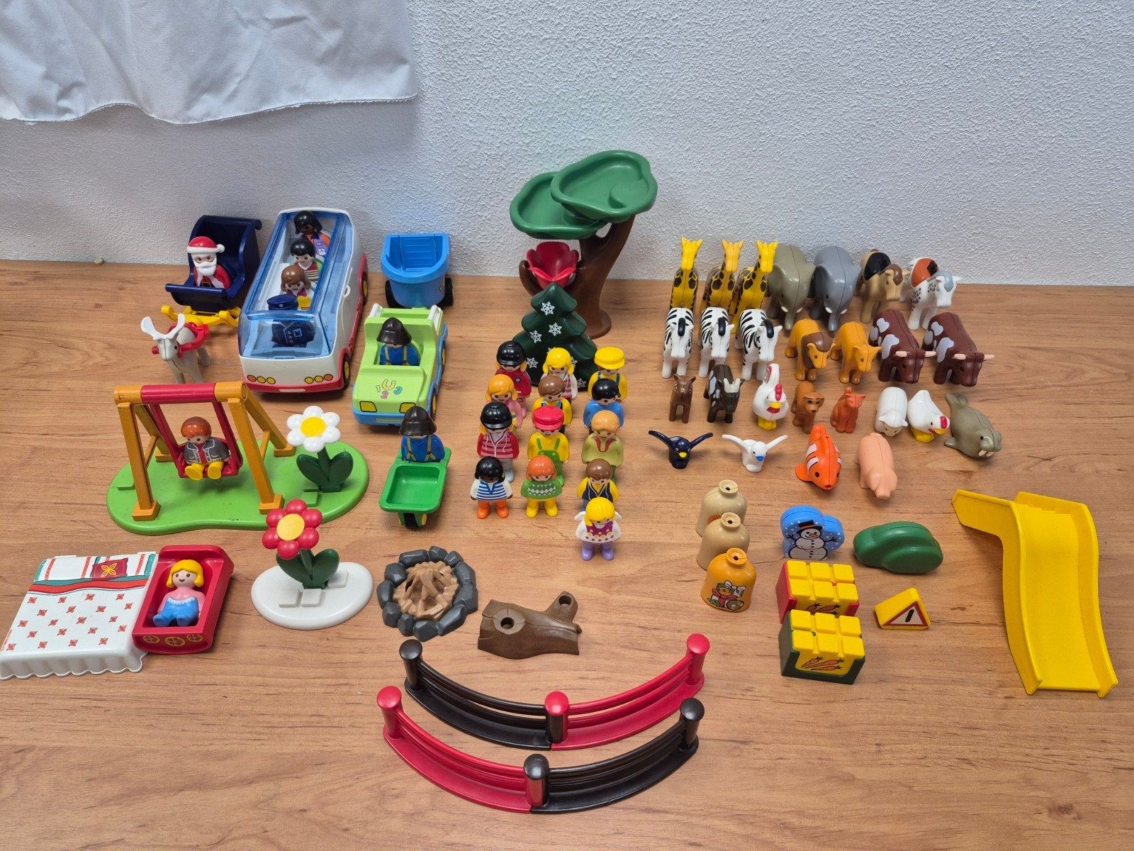 Grote Playmobil  set met figuren, dieren en voertuigen, Ophalen of Verzenden, Gebruikt, Jongen of Meisje