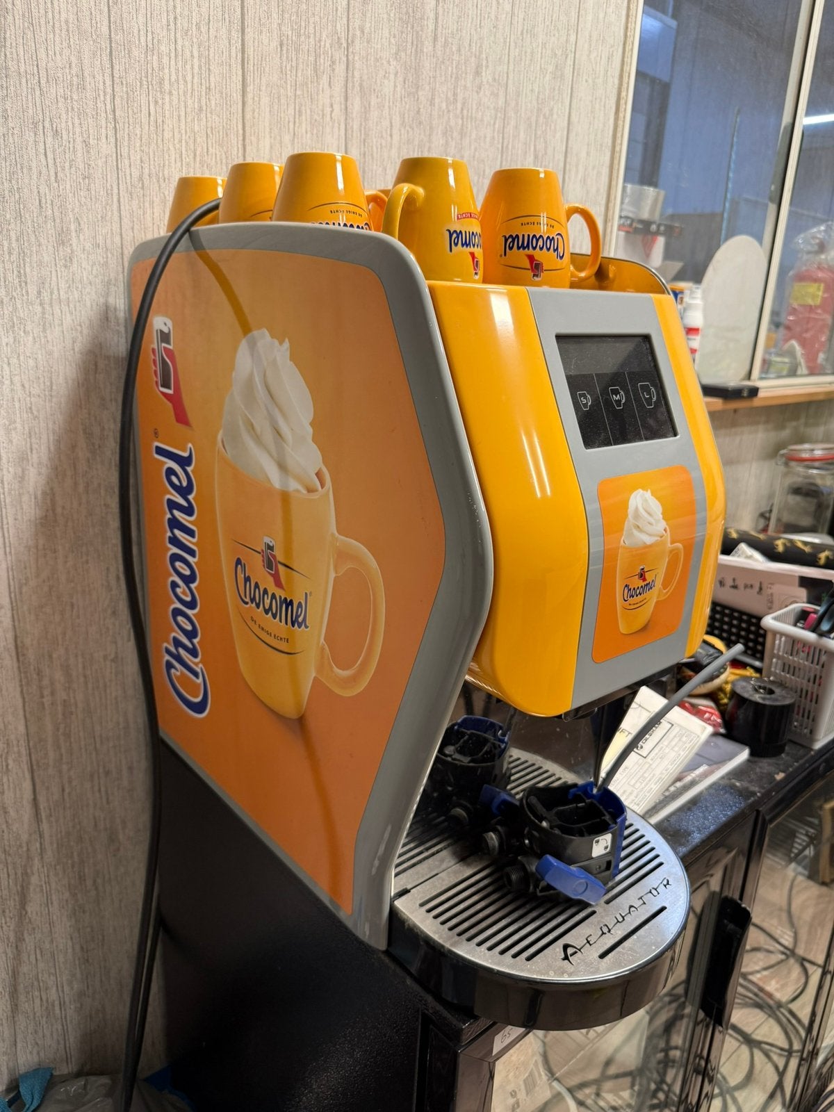 Professionele Chocomel Hot machine 230V, Ophalen, Gebruikt