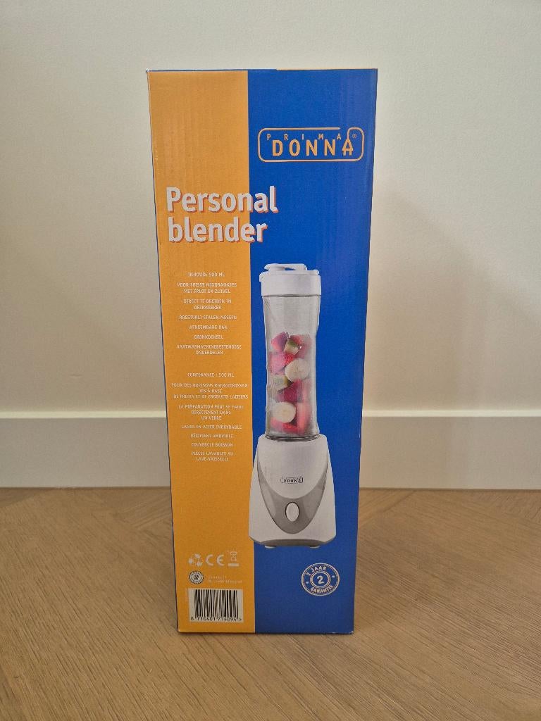 Prima Donna Blender Nieuw, Witgoed en Apparatuur, Ophalen of Verzenden, Nieuw, Blender