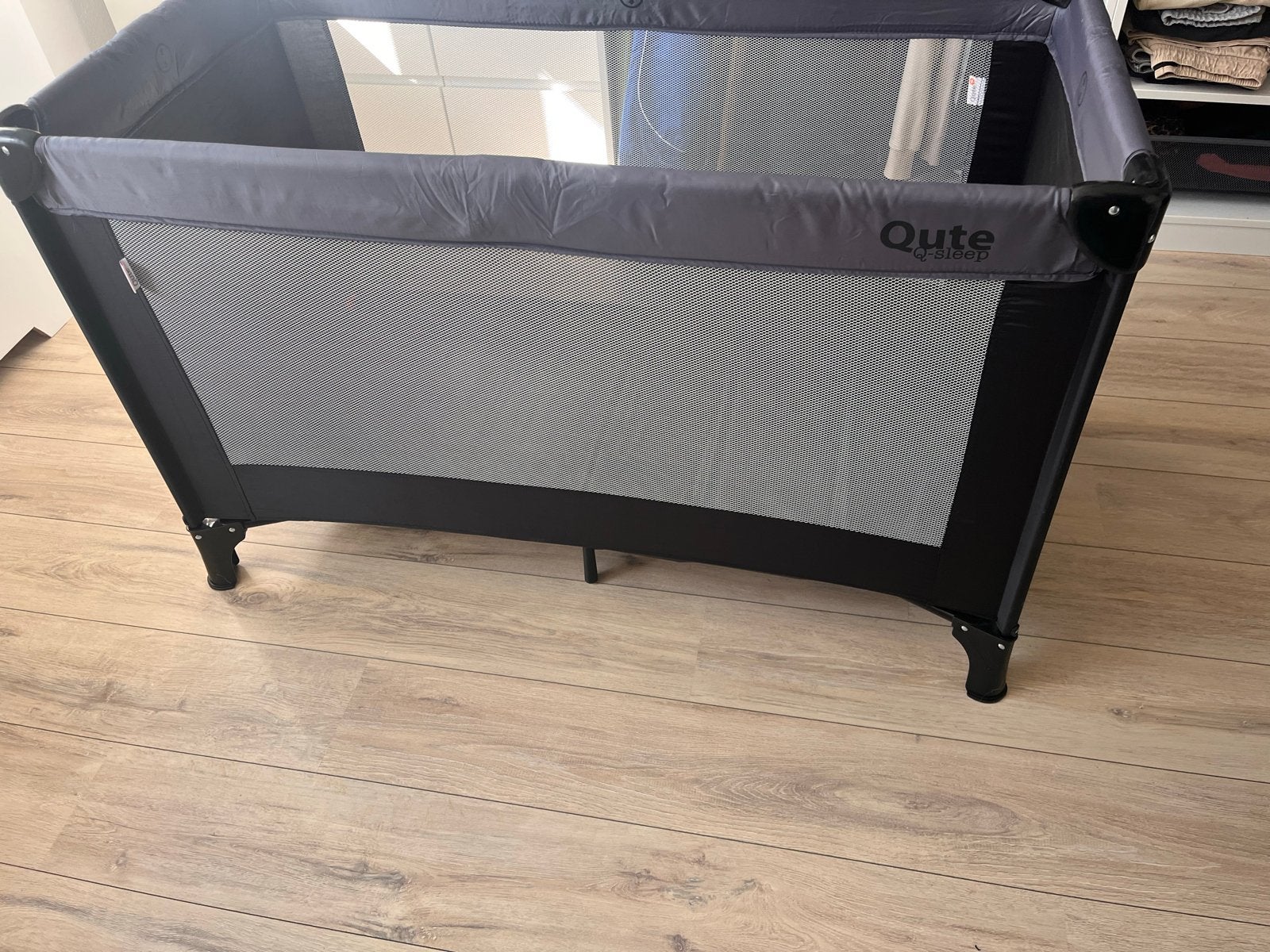 Qute Q-sleep Reisbedje - Compact en Handig, Kinderen en Baby's, Ophalen, Gebruikt, Reisbedje