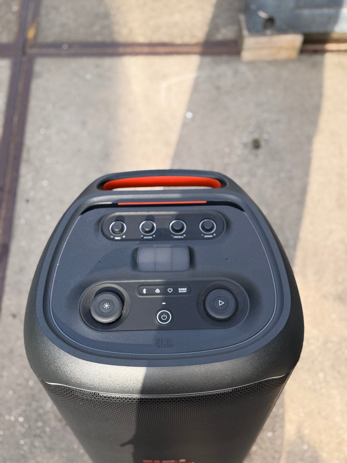 JBL PartyBox Ultimate-teruil tegen scooter duits papieren, Audio, Tv en Foto, Luidsprekers, Party speaker, Ophalen of Verzenden