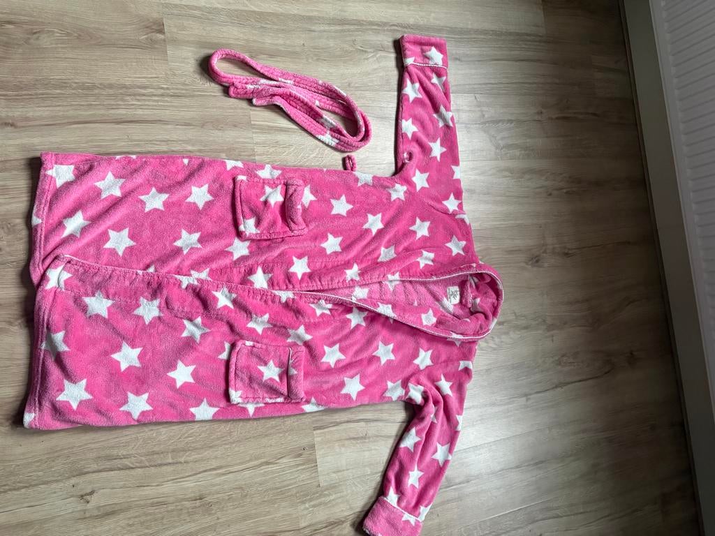 Roze badjas met sterren, Primark, maat M, Ophalen of Verzenden, Zo goed als nieuw