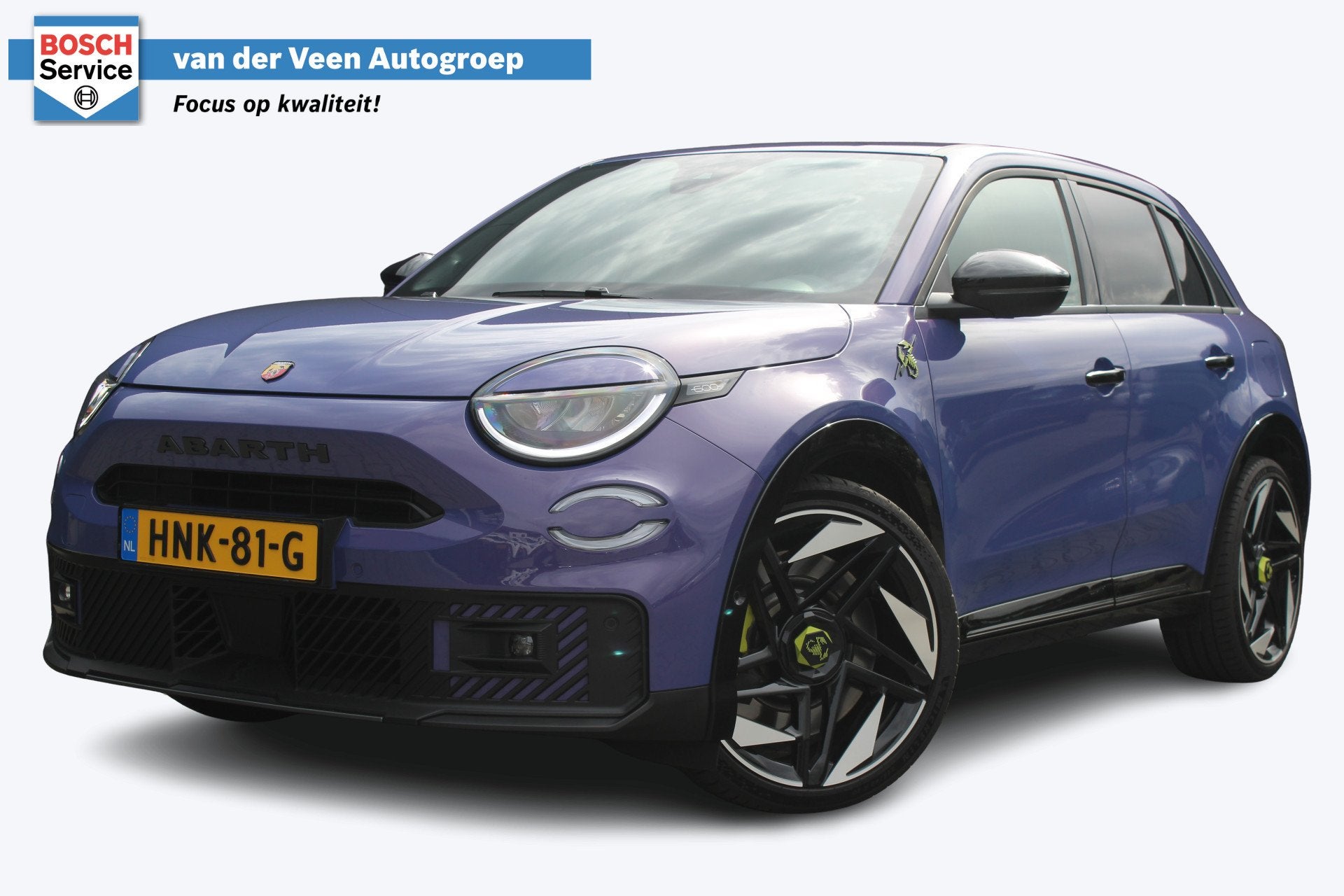 Abarth 600e Abarth Scorpionissima 54 kWh 282PK | Fabrieksgar, Auto's, Abarth, Zwart, Overige kleuren, Origineel Nederlands, Elektrisch