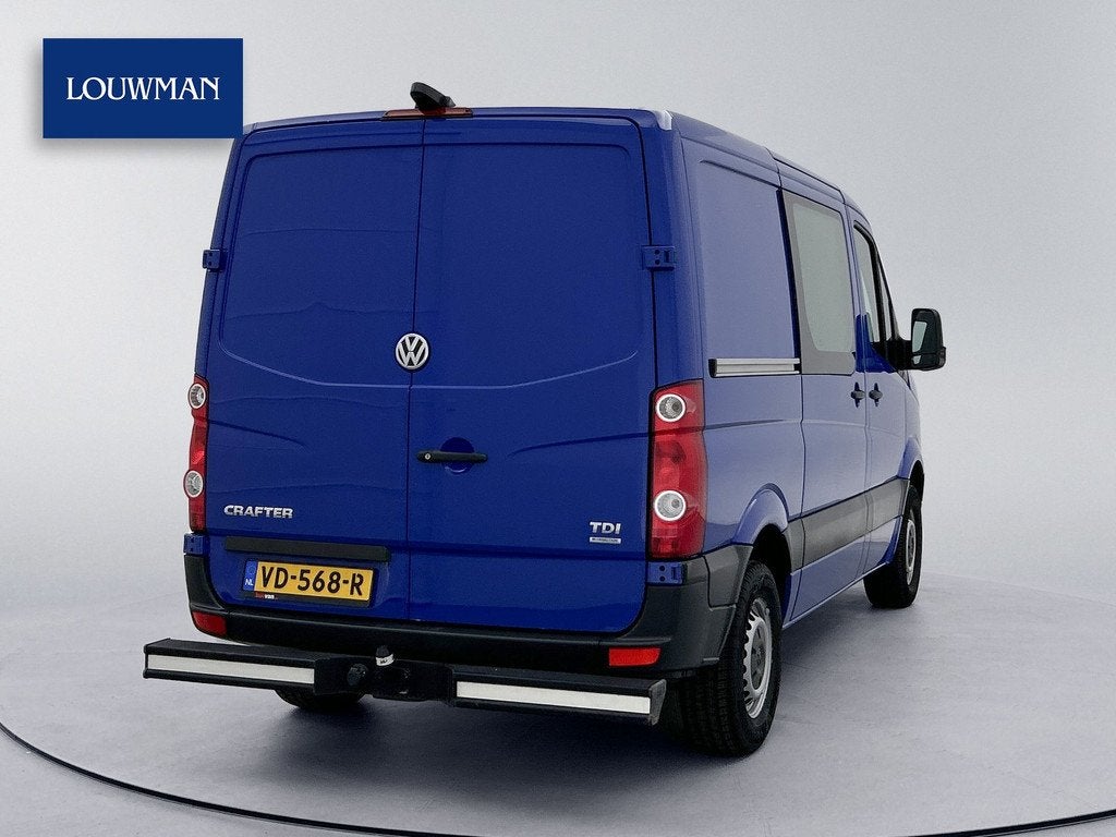 Volkswagen Crafter 35 2.0 TDI L1H1 2x schuifdeur Inrichting, 13 km/l, Gebruikt, Zwart, 4 cilinders