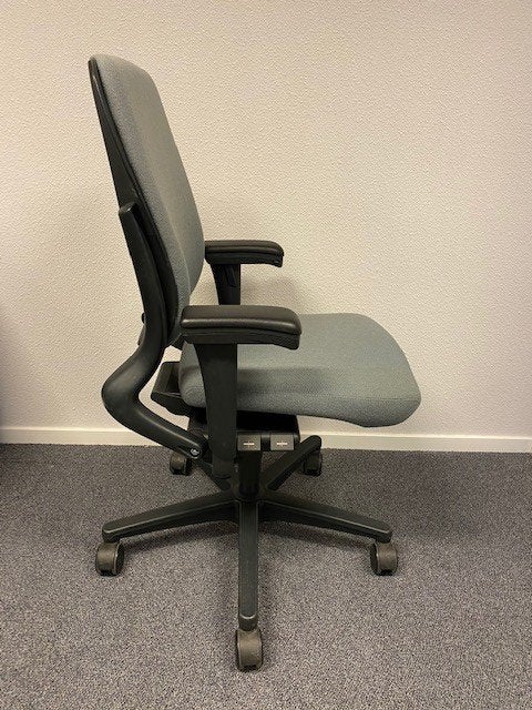 Ahrend 230 lichtgrijs, hoge rug, 4D armleggers!, Niet ingevuld, Gebruikt, Niet ingevuld, Ophalen of Verzenden