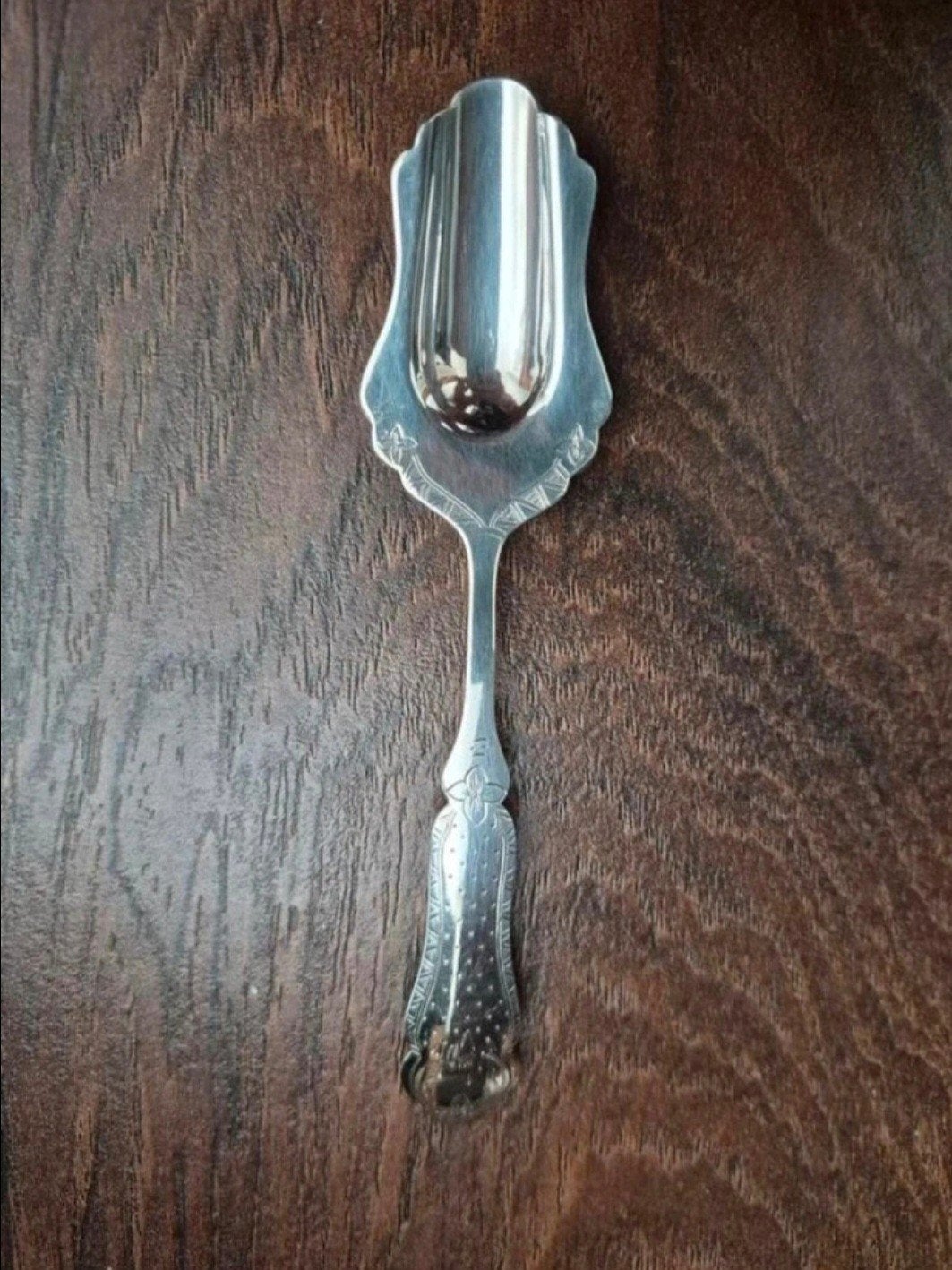 vintage Sola 100 Suikerlepel - Verzilverd, Antiek en Kunst, Ophalen of Verzenden