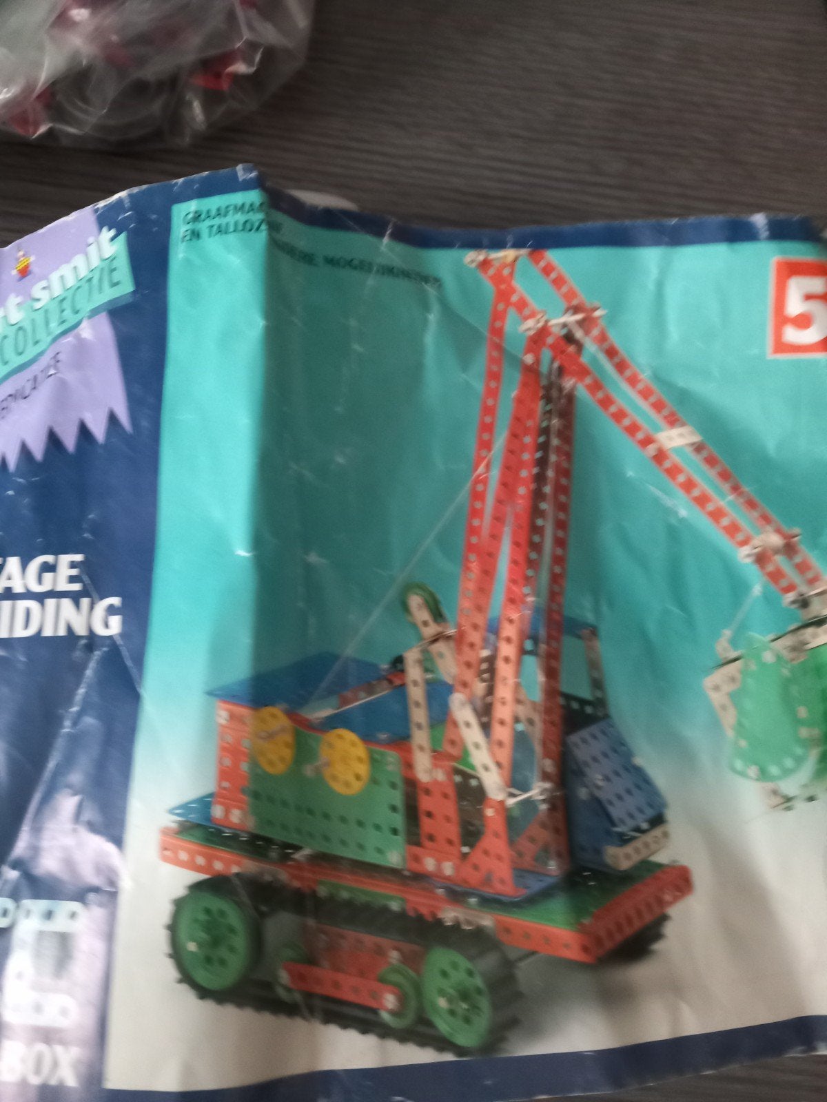 Tecc constructie box.      Mecanno  bouwdoos vintage speelgo, Ophalen of Verzenden, Gebruikt