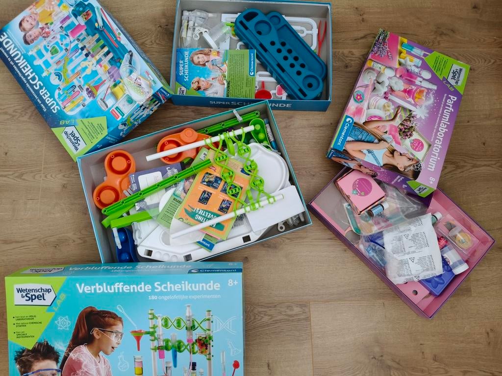 Scheikunde en Parfum Lab: Materialen voor Experimenten, Ophalen, Gebruikt, Knutselen
